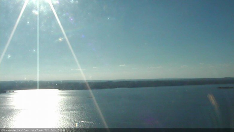Lake Travis webcam, October 13, 2017 4:15 PM CT