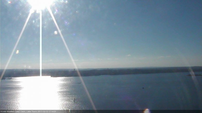 Lake Travis webcam, October 13, 2017 4:30 PM CT