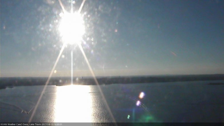 Lake Travis webcam, October 13, 2017 5:30 PM CT