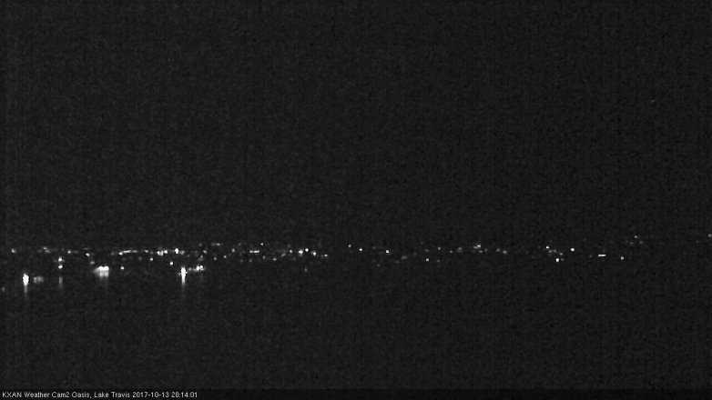 Lake Travis webcam, October 13, 2017 7:20 PM CT