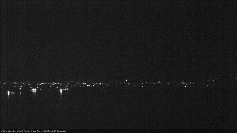 Lake Travis webcam, October 13, 2017 8:10 PM CT