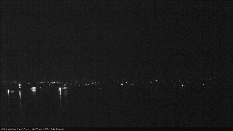 Lake Travis webcam, October 13, 2017 12:00 AM CT