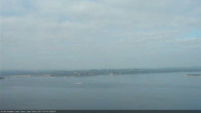 Lake Travis webcam, October 14, 2017 9:25 AM CT