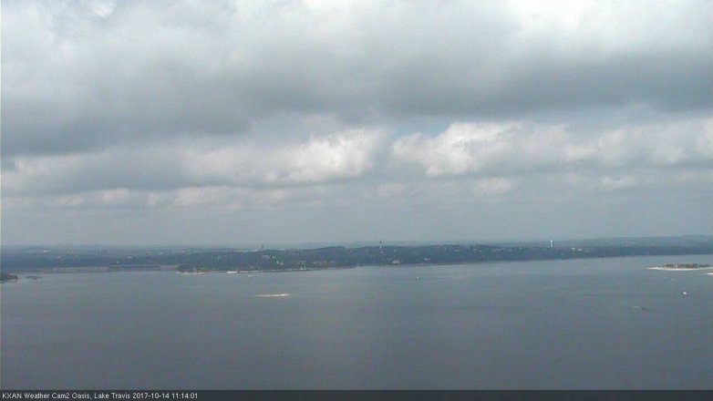 Lake Travis webcam, October 14, 2017 10:35 AM CT