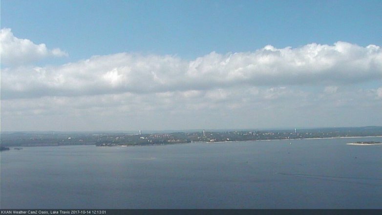 Lake Travis webcam, October 14, 2017 11:20 AM CT