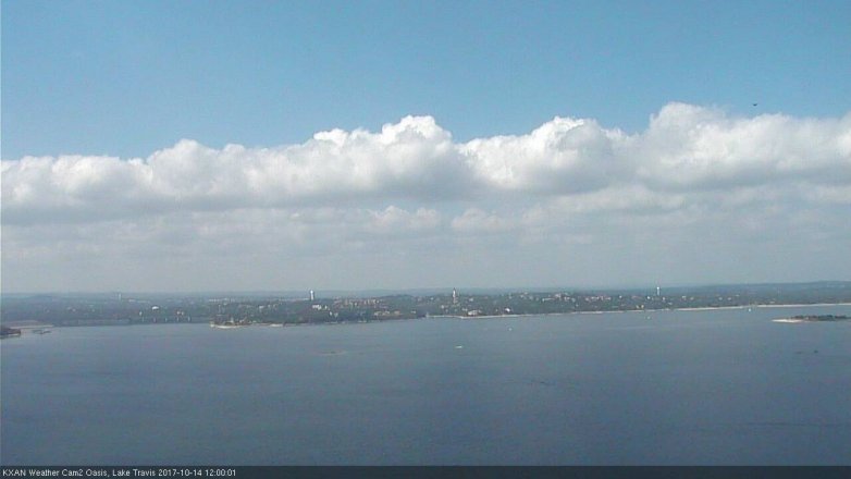 Lake Travis webcam, October 14, 2017 11:25 AM CT