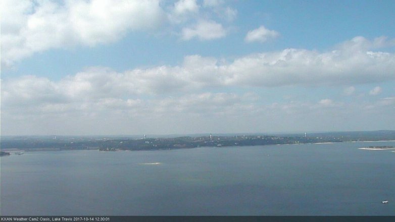 Lake Travis webcam, October 14, 2017 11:35 AM CT