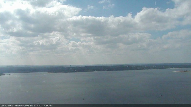 Lake Travis webcam, October 14, 2017 2:10 PM CT