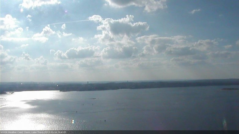 Lake Travis webcam, October 14, 2017 3:50 PM CT