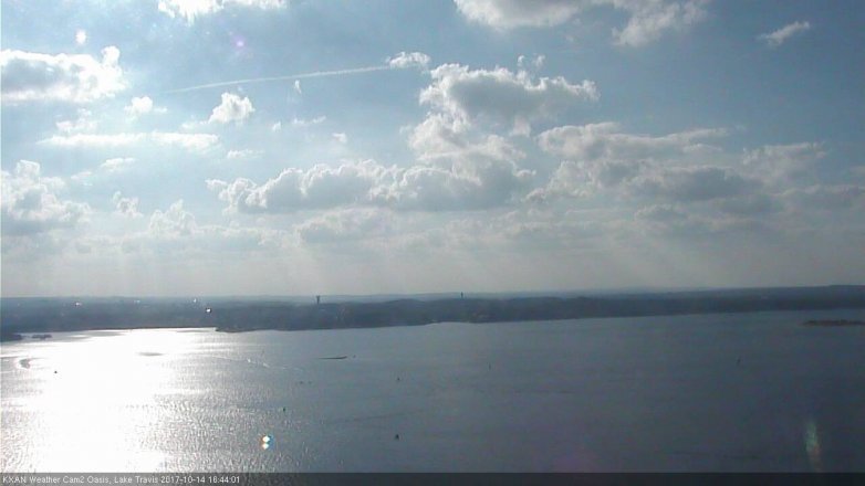 Lake Travis webcam, October 14, 2017 3:55 PM CT