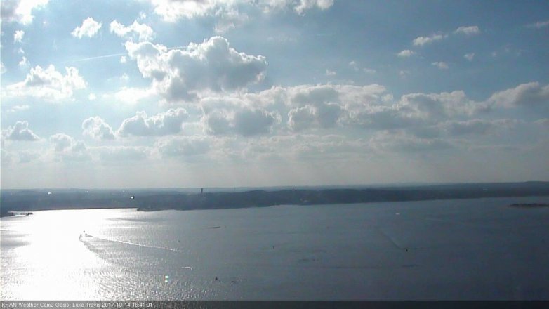 Lake Travis webcam, October 14, 2017 4:00 PM CT