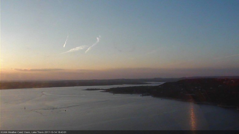 Lake Travis webcam, October 14, 2017 6:00 PM CT