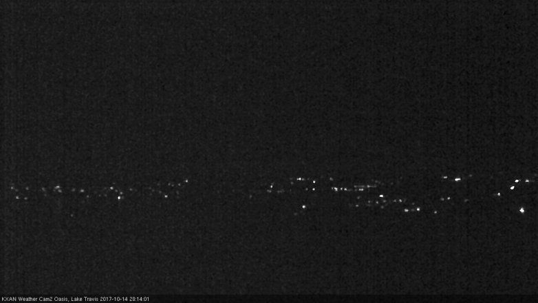 Lake Travis webcam, October 14, 2017 7:35 PM CT