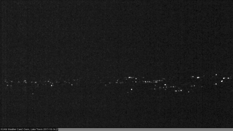 Lake Travis webcam, October 14, 2017 7:40 PM CT