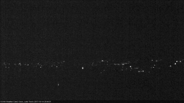 Lake Travis webcam, October 14, 2017 8:05 PM CT