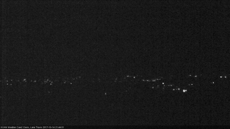 Lake Travis webcam, October 14, 2017 8:55 PM CT