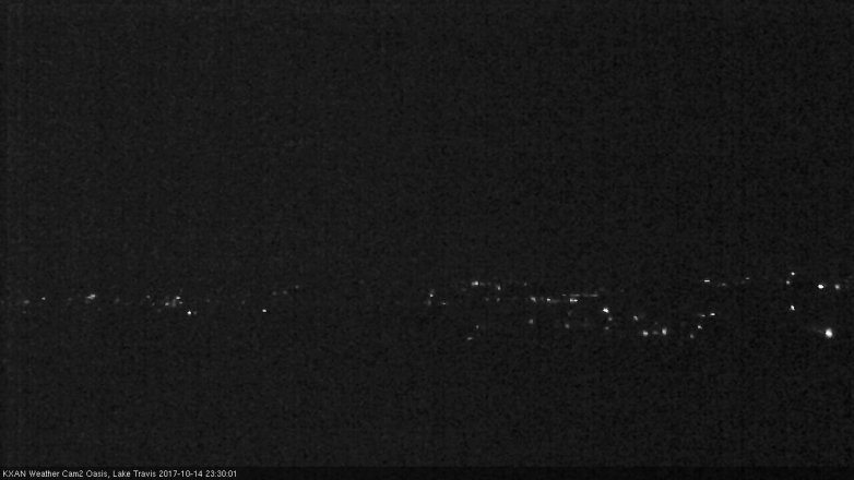 Lake Travis webcam, October 14, 2017 10:35 PM CT