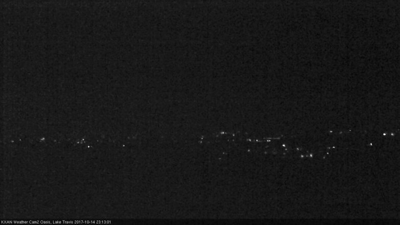 Lake Travis webcam, October 14, 2017 10:40 PM CT