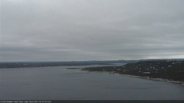 Lake Travis webcam, October 15, 2017 9:45 AM CT
