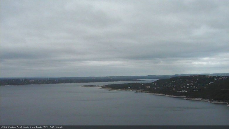 Lake Travis webcam, October 15, 2017 9:55 AM CT
