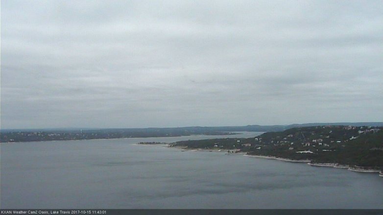 Lake Travis webcam, October 15, 2017 10:55 AM CT