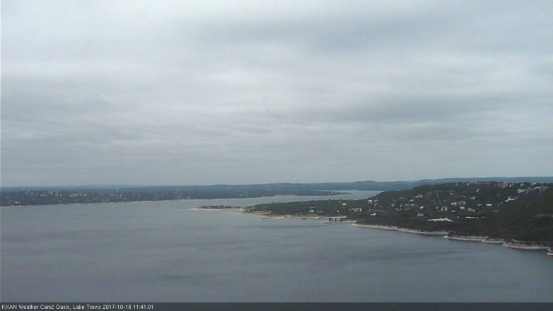 Lake Travis webcam, October 15, 2017 11:10 AM CT