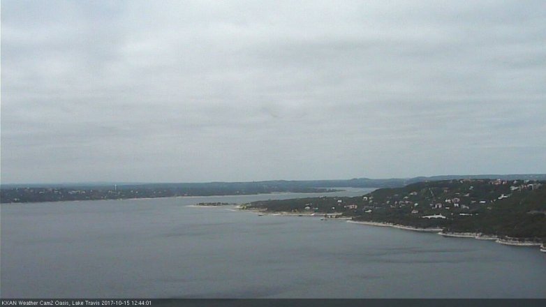 Lake Travis webcam, October 15, 2017 12:00 PM CT