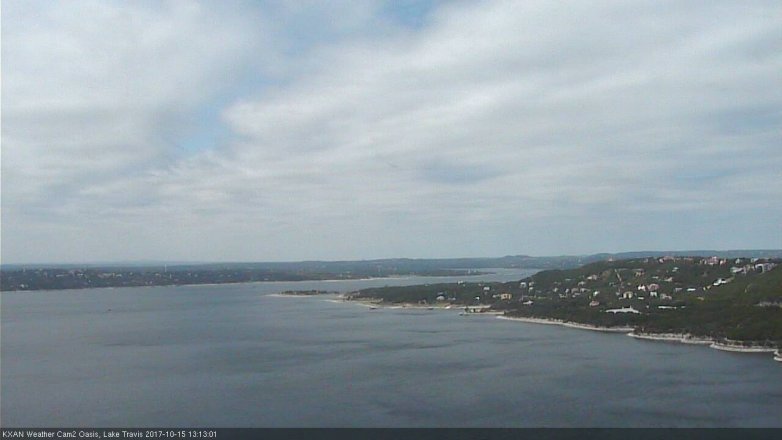 Lake Travis webcam, October 15, 2017 12:20 PM CT