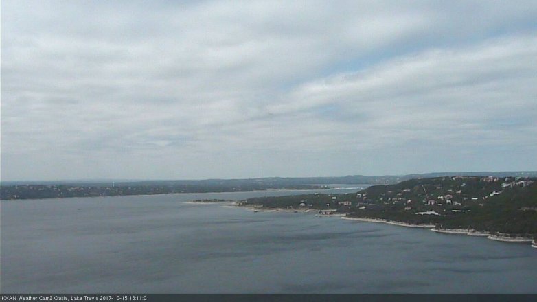 Lake Travis webcam, October 15, 2017 12:35 PM CT