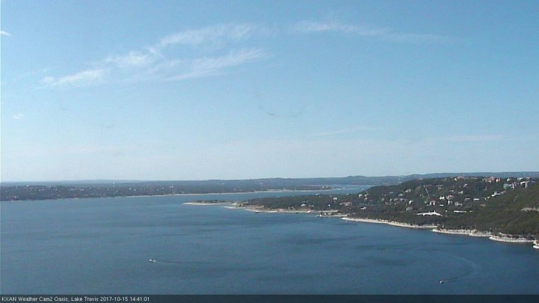 Lake Travis webcam, October 15, 2017 2:10 PM CT