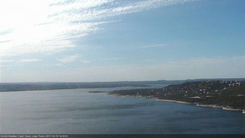 Lake Travis webcam, October 15, 2017 3:50 PM CT