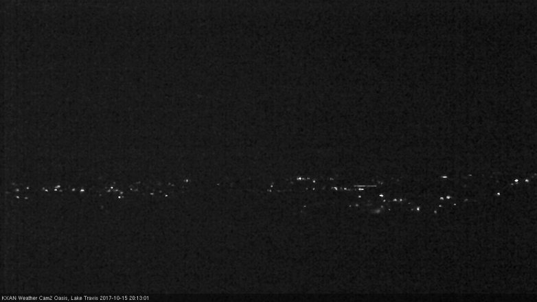 Lake Travis webcam, October 15, 2017 7:35 PM CT