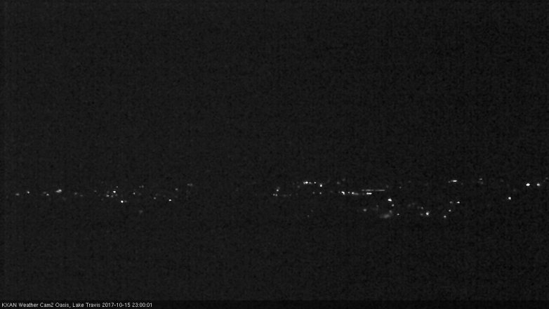 Lake Travis webcam, October 15, 2017 10:25 PM CT