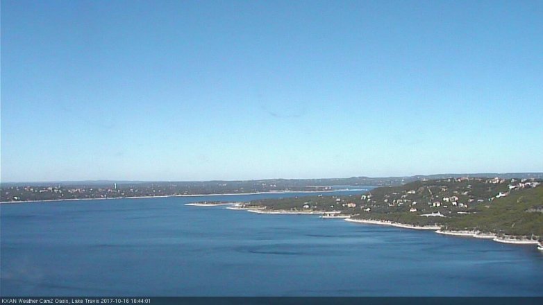 Lake Travis webcam, October 16, 2017 10:15 AM CT