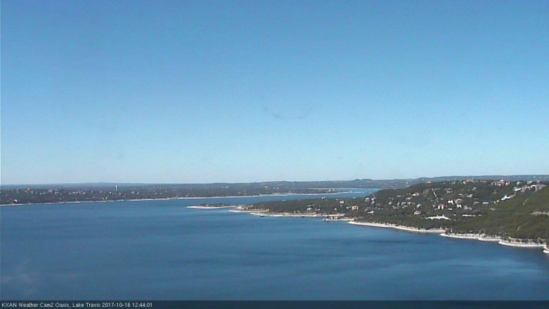 Lake Travis webcam, October 16, 2017 11:55 AM CT