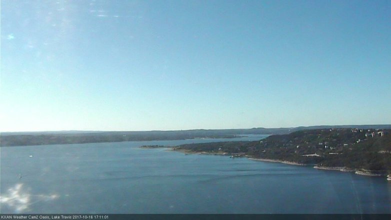 Lake Travis webcam, October 16, 2017 4:25 PM CT