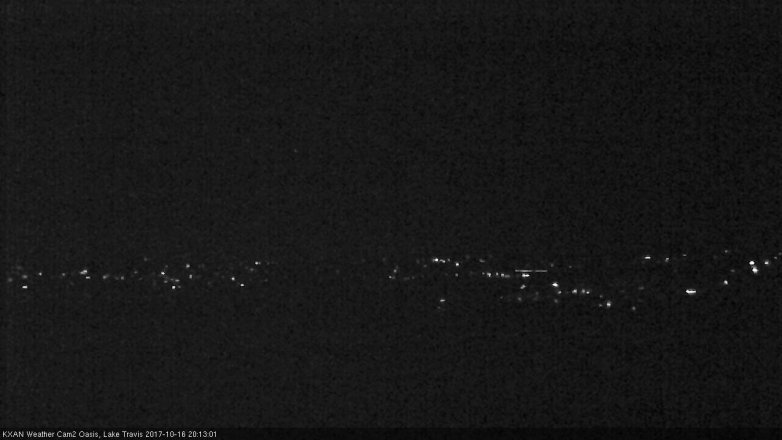 Lake Travis webcam, October 16, 2017 7:40 PM CT