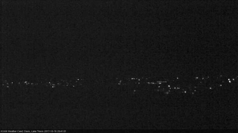 Lake Travis webcam, October 16, 2017 8:10 PM CT