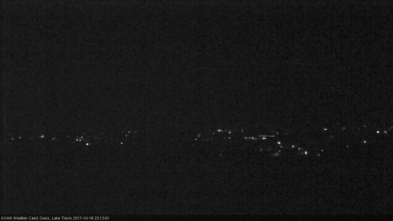 Lake Travis webcam, October 16, 2017 10:40 PM CT