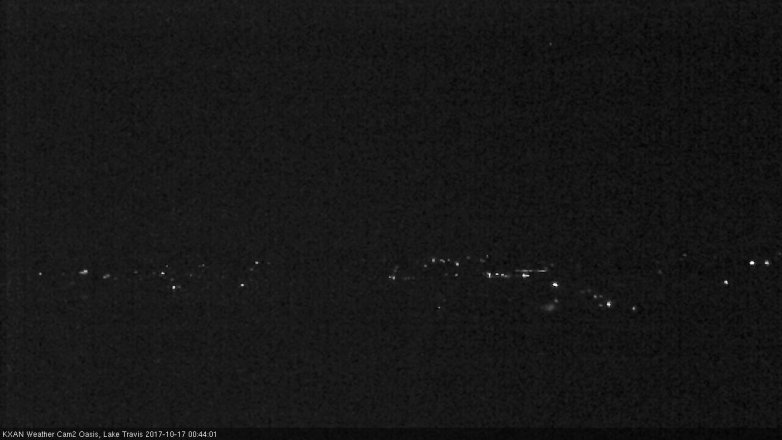 Lake Travis webcam, October 16, 2017 12:00 AM CT