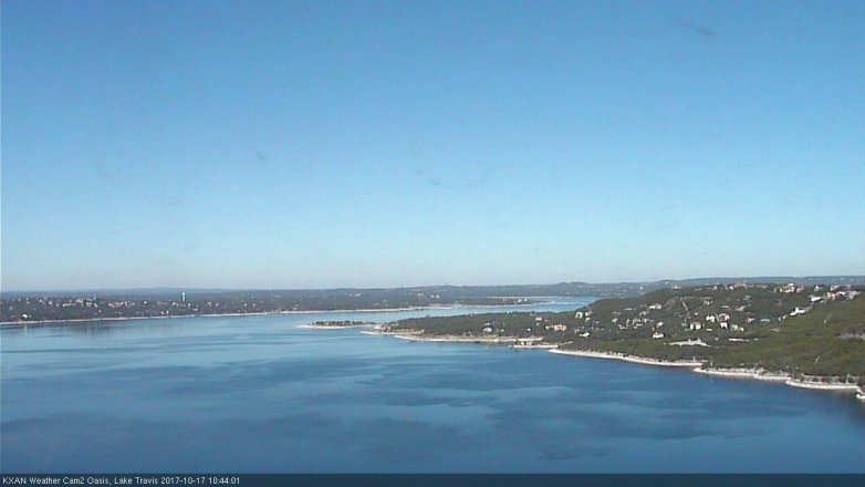 Lake Travis webcam, October 17, 2017 9:55 AM CT