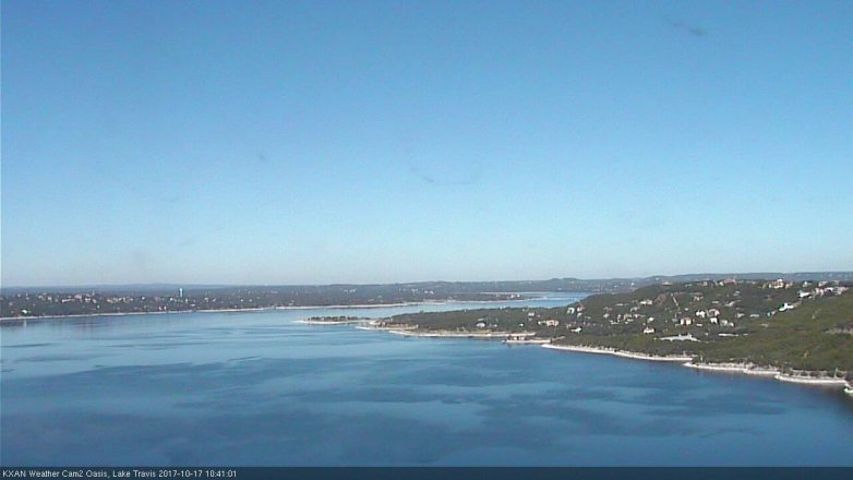 Lake Travis webcam, October 17, 2017 10:05 AM CT