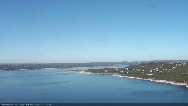 Lake Travis webcam, October 17, 2017 10:25 AM CT
