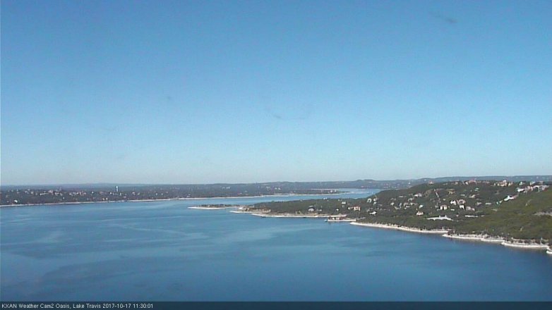Lake Travis webcam, October 17, 2017 11:00 AM CT