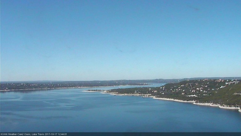 Lake Travis webcam, October 17, 2017 12:10 PM CT