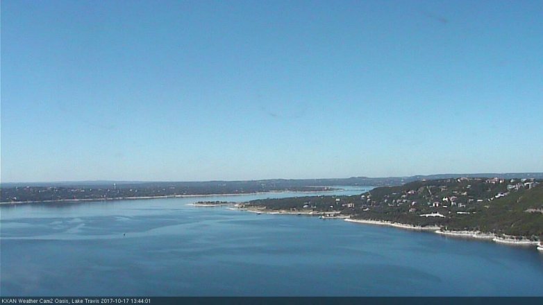 Lake Travis webcam, October 17, 2017 12:55 PM CT