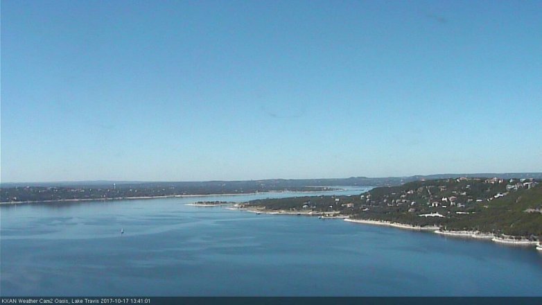 Lake Travis webcam, October 17, 2017 1:05 PM CT