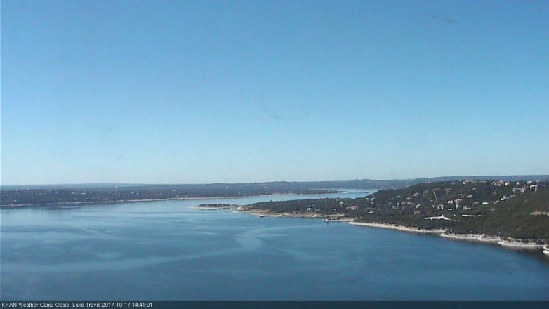 Lake Travis webcam, October 17, 2017 2:05 PM CT