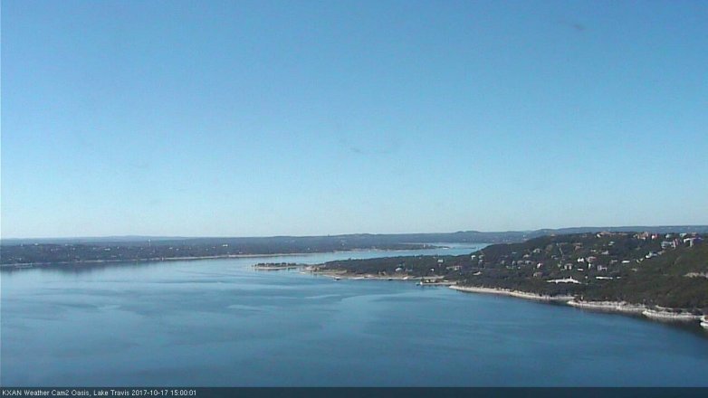 Lake Travis webcam, October 17, 2017 2:25 PM CT
