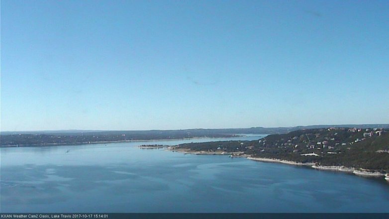 Lake Travis webcam, October 17, 2017 2:30 PM CT
